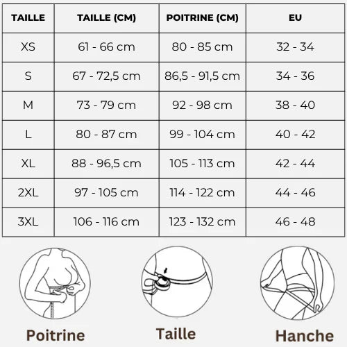  La taille parfaite pour sublimer vos formes